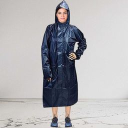 houseofcommon Solid Women Raincoat-picture-30