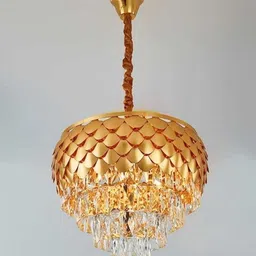 goblet 500Luxury Gold Pineapple_(jv-18/9) Chandelier Ceiling Lamp-picture-22