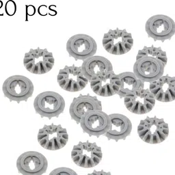 yellow tommy Technic Series 12 Tooth Gear 6589 Compatible with all Building Blocks, 20 Pcs image 3