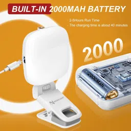 NOBILIGHT Selfie Ring Light Rechargeable Portable Ring Flash image 3