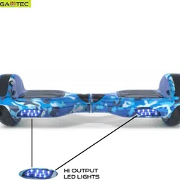 tygatec ECO_Bluetooth Music Speaker Hover board with RGB LED Light Electric Drifting Board Self Balance Wheel Blue Mill troy Hoverboard Scooter HoverBoard Scooter image 2