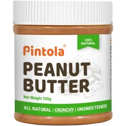 Pintola All Natural Peanut Butter | Rich in Fiber, 30g Protein | Non GMO, Naturally Gluten Free, Cholesterol Free | Unsweetened, Crunchy-image-48