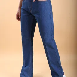 highlander Men Regular Mid Rise Dark Blue Jeans image 4