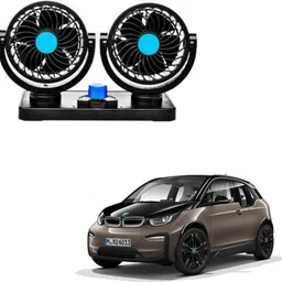 aanjul DOUBLE Car Fan 12v 360 Head 2 Speed Optimization For UNIVESAL CAR FF-258 Car Interior Fan-picture-11