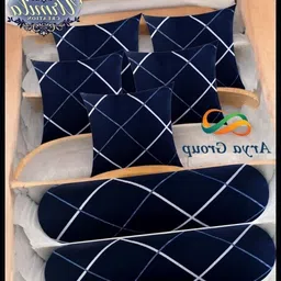 urmila creation 5 Cushion 2 Bolster Microfibre Stripes Bolster Pack of 7-picture-12